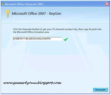 Ms office 2003 key generator